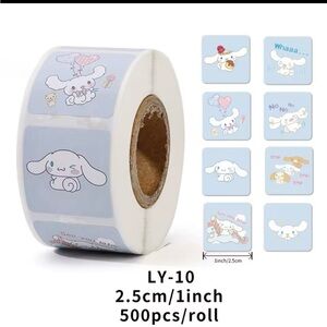 Sanrio Cinnamoroll Sticker roll 500 stickers
